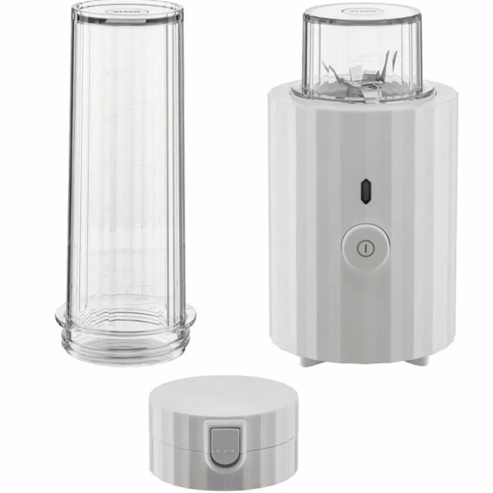 Plissé Personal Blender elektrisk hackare, vit