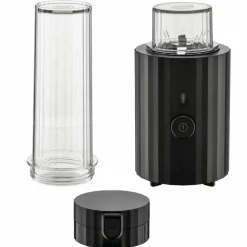 Plissé Personal Blender elektrisk hackare, svart