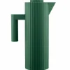 Plissé termoskanna 1 liter, röd