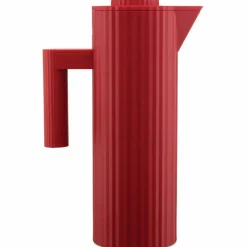 Plissé termoskanna 1 liter, röd