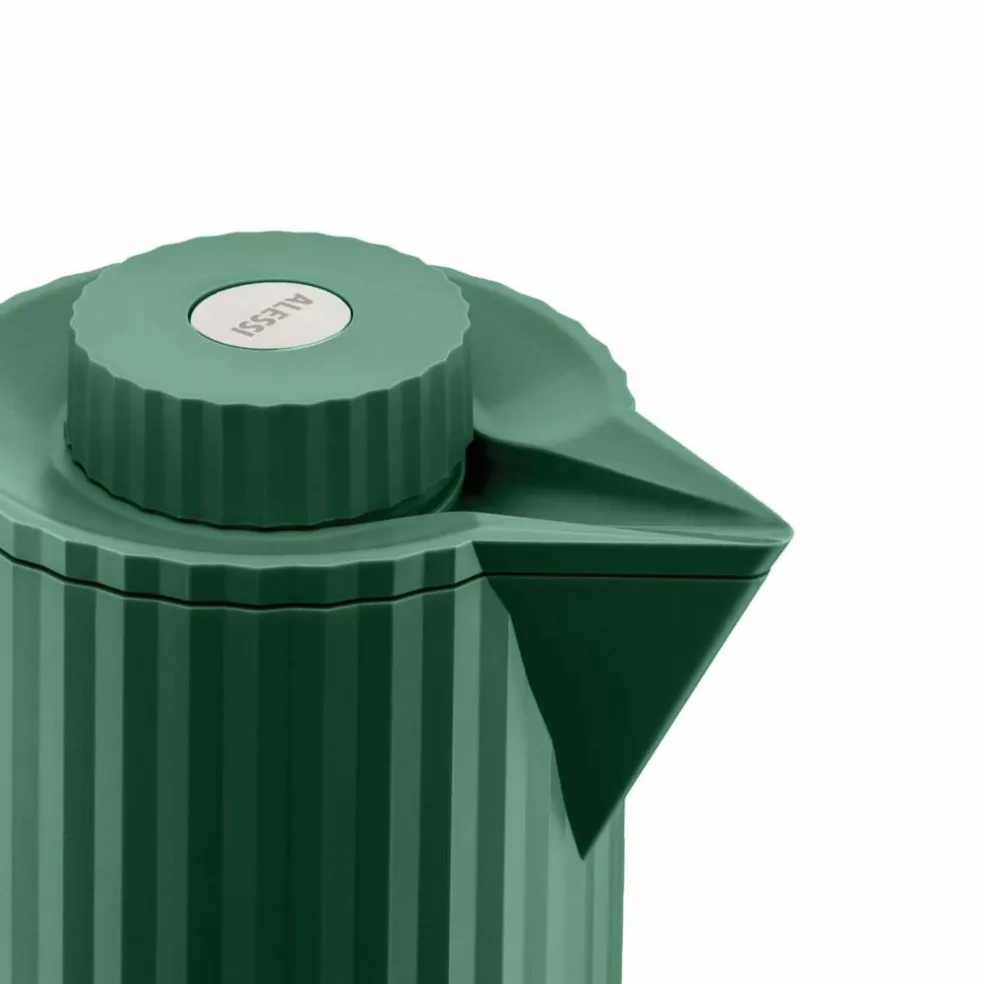 Plissé termoskanna 1 liter, svart