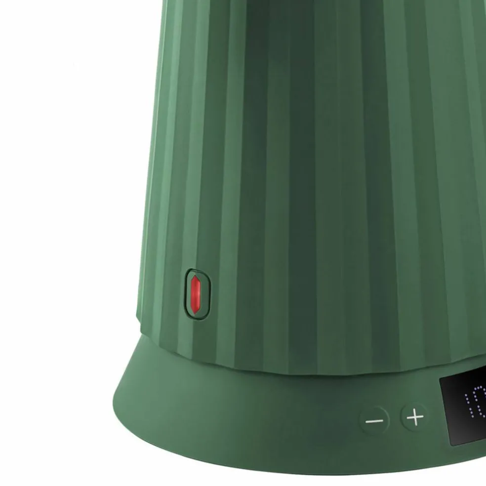Plissé Vattenkokare med temperaturkontroll 1,7 liter, svart