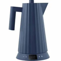 Plissé Vattenkokare med temperaturkontroll 1,7 liter, blå