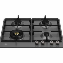 P604LPRONE gasspis 4 bännare, mattsvart 60 cm