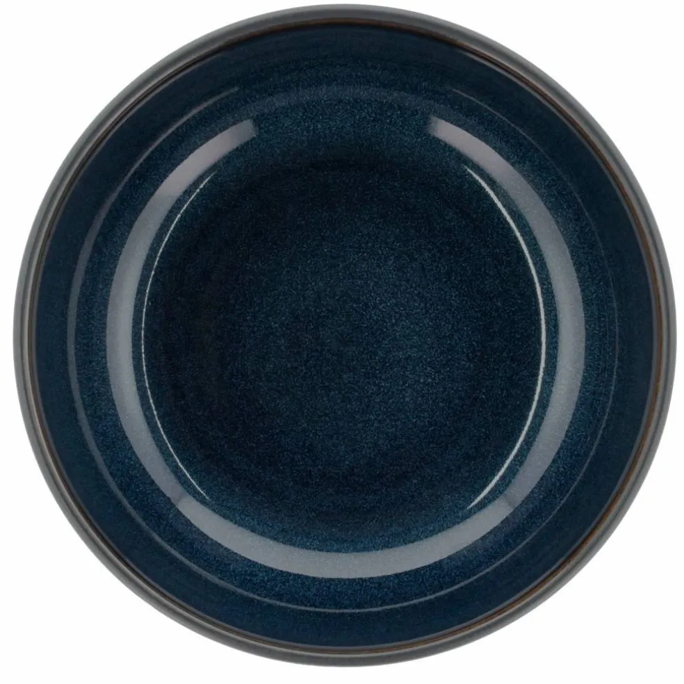 Poke-/ramenskål 18 cm, svart/grön