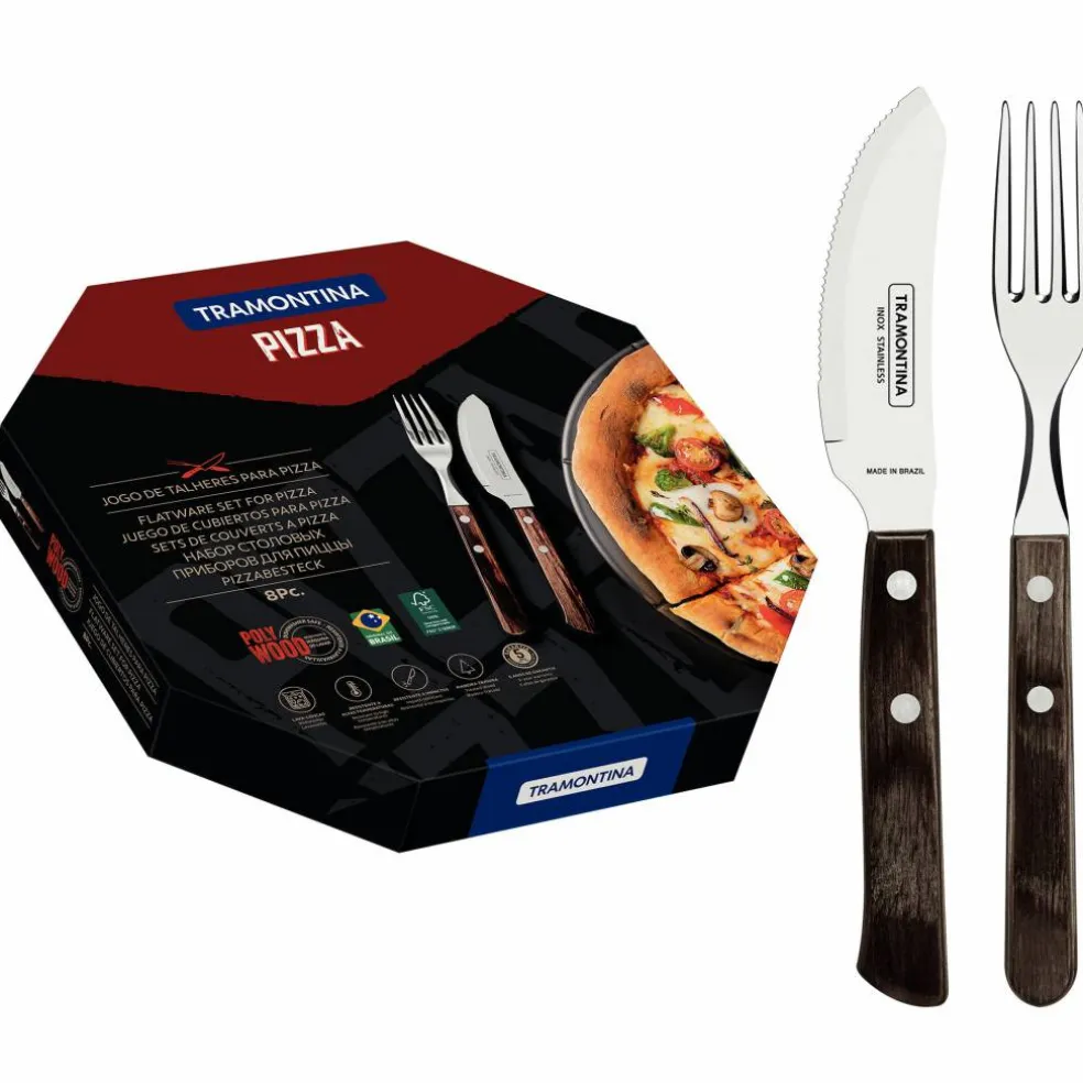 Polywood Pizzabestick, 8 delar
