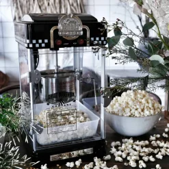 Popcornmaskin Little Bambino 2-3 liter Svart