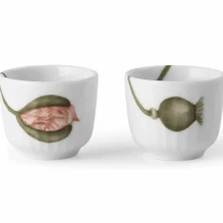 Poppy äggkopp, 2-pack, vit