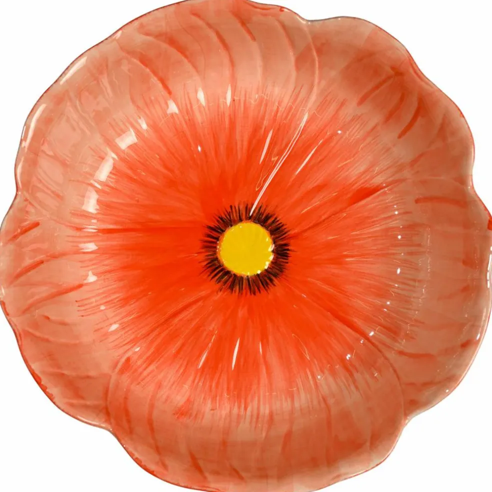 Poppy L serveringsskål 30 cm, röd