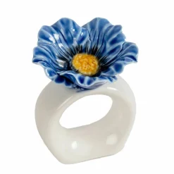 Poppy servettring 2-pack, blå
