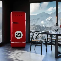 Porsche Limited Edition kylskåp med frysfack FAB28RDP9176, Salzburg Red