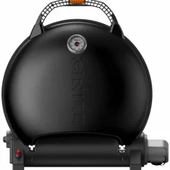 600 portabel gasolgrill, svart