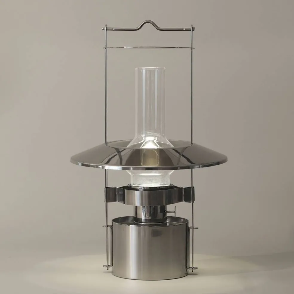 Portabel skeppslampa 43 cm, stål