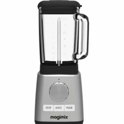 Power Blender Matt Stål med Glaskanna 1,8l