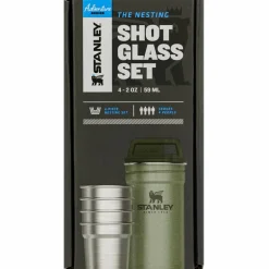 Pre-Party set med shotglas 4-pack, hammertone green