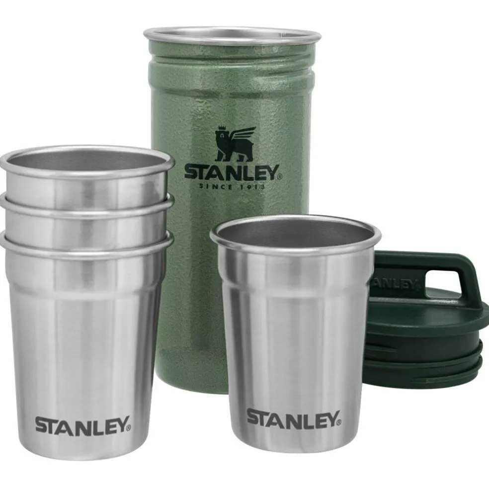 Pre-Party set med shotglas 4-pack, hammertone green