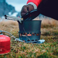 PrimeTech Stove Set gaskök med 2 st kastruller 1,3 liter