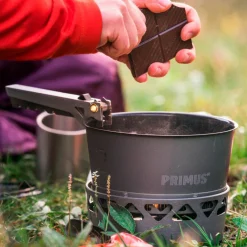 PrimeTech Stove Set gaskök med 2 st kastruller 1,3  liter