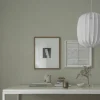 Prisma taklampa i linne 45 cm, vit