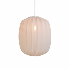 Prisma taklampa i linne 45 cm, vit
