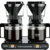 Professional Double kaffebryggare, black/silver