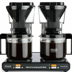 Professional Double kaffebryggare, black/silver