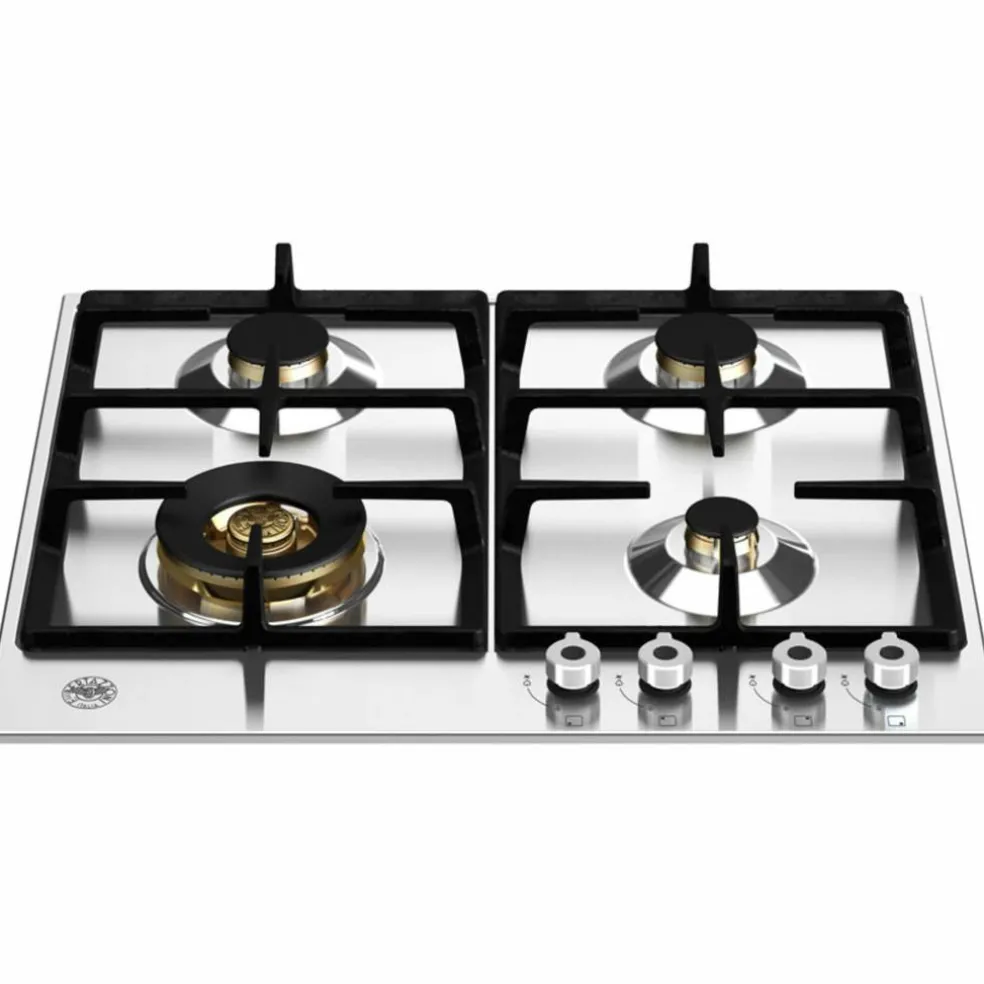 Professional P604LPROX Gashäll 4 brännare, rostfri stål 60 cm