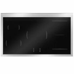 Professional PRO105I2ECAT2 induktionsspis 100 cm med 5 zoner och 2 ugnar, carbonio