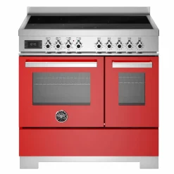 Professional PRO95I2ENET2 induktionsspis 90 cm med 5 zoner och 2 ugnar, svart