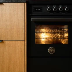 Professional PRO105I2EXT2 induktionsspis 100 cm med 5 zoner och 2 ugnar, rostfritt stål