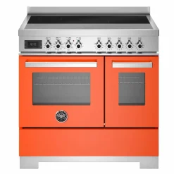 Professional PRO95I2EXT2 induktionsspis 90 cm med 5 zoner och 2 ugnar, rostfritt stål