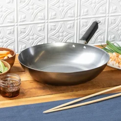 Professional Stir Fry-Pan, kolstål