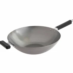 Professional wokpanna 30 cm, kolstål
