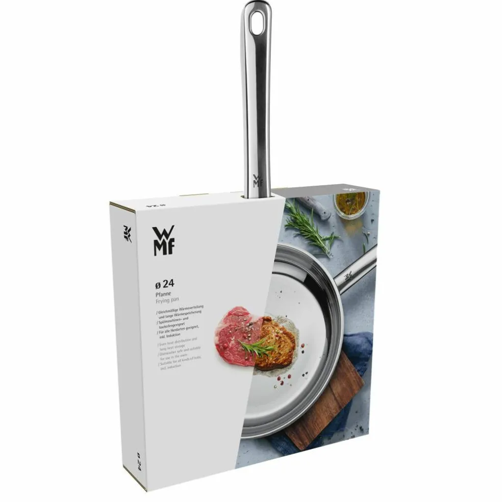 Profi stekepanne 24 cm, rustfritt stål
