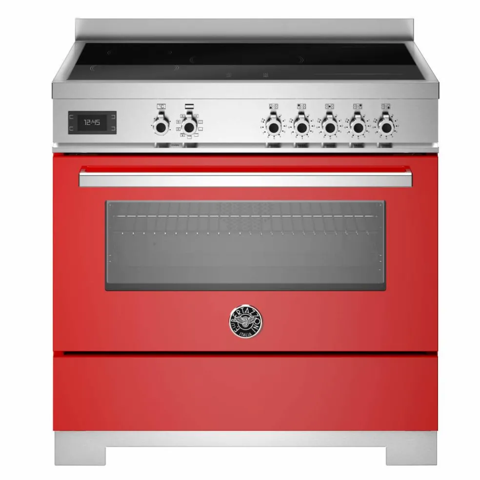 PRO95I1EART2 Professional induktionsspis 90 cm med 5 zoner och 1 ugn, orange