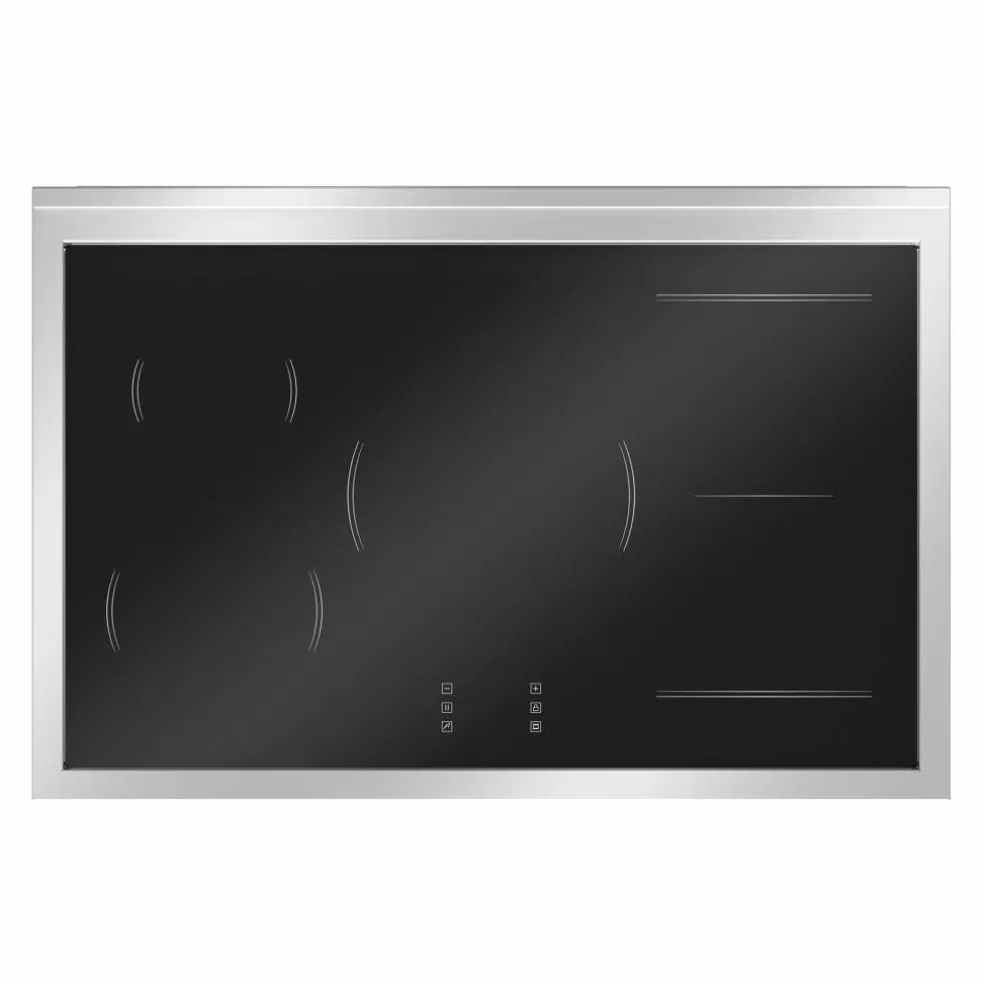 PRO95I2EBIT2 Professional induktionsspis 90 cm med 5 zoner och 2 ugnar, vit