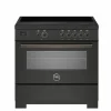 PRO95I1ECAT2 Professional induktionsspis 90 cm med 5 zoner och 1 ugn, carbonio