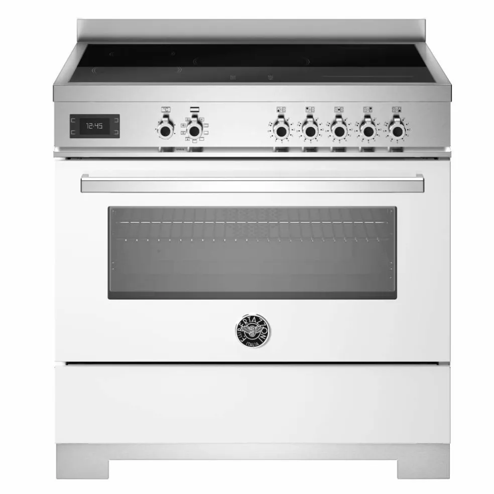 PRO95I1ECAT2 Professional induktionsspis 90 cm med 5 zoner och 1 ugn, carbonio