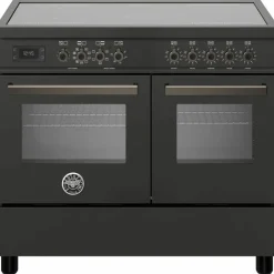PRO105I2ECAT Professional induktionsspis med dubbelugn, 100 cm, svart