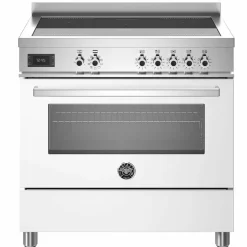 PRO95I1EXT Professional induktionsspis med singelugn, 90 cm, rostfritt stål