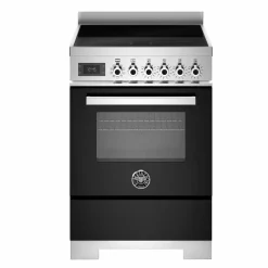 PRO64I1EXT2 Professional induktionsspis 60 cm med 4 zoner och 1 ugn, rostfritt stål