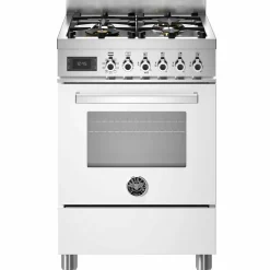 PRO64L1EBIT Professional gasspis med singelugn, 60 cm, vit