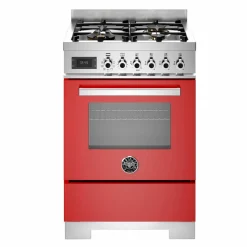 PRO64L1EBIT2 Professional gasspis 60 cm med 4 brännare och 1 ugn, vit
