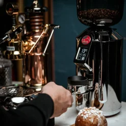 Prosumer elektrisk kaffekvarn, krom