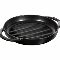 Pure Grill Grillpanna Rund 22 cm, Svart