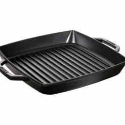 Pure grill kvadratisk 28 cm svart