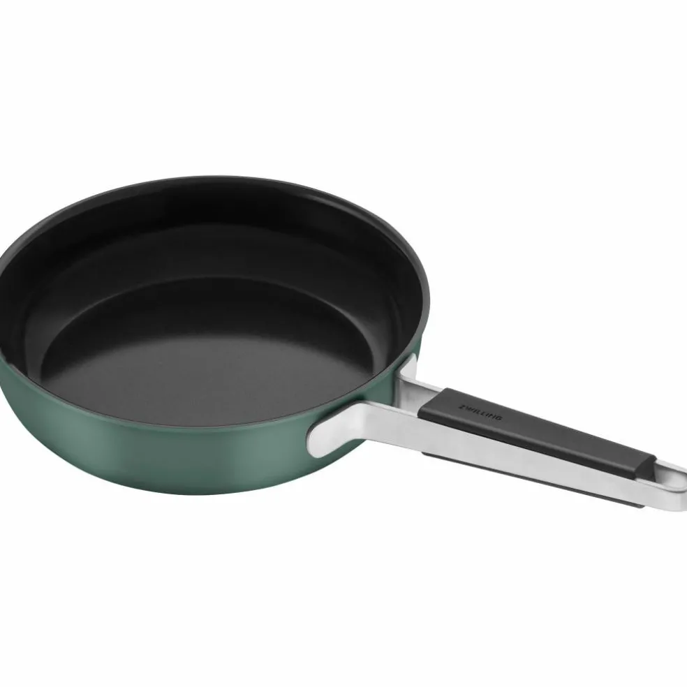 Pure stekpanna 24 cm, rostfritt stål, grön