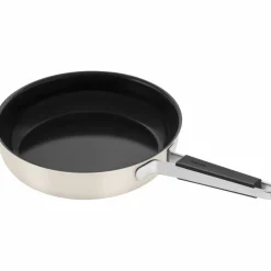 Pure stekpanna 28 cm, rostfritt stål, grå