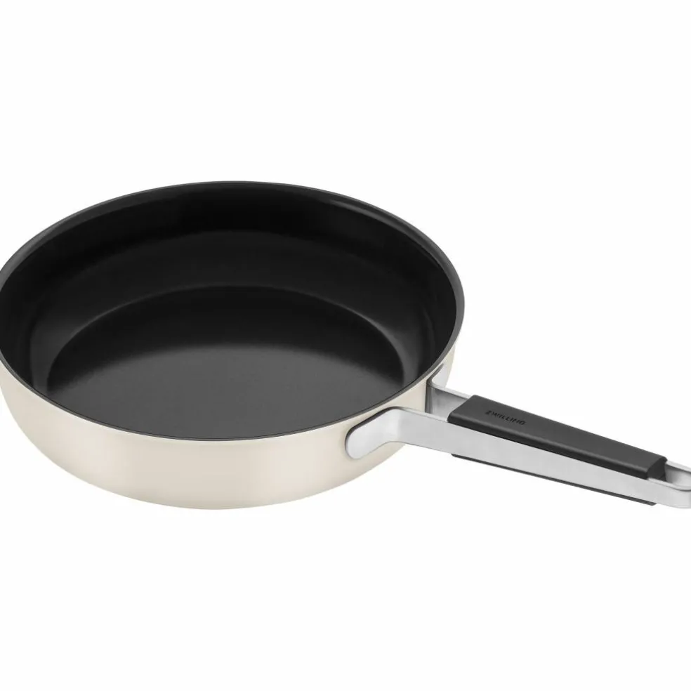 Pure stekpanna 28 cm, rostfritt stål, grå