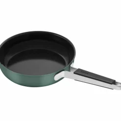 Pure stekpanna 24 cm, rostfritt stål, elfenbensvit